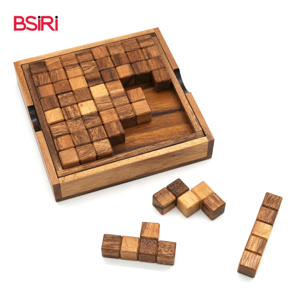 Pentominoes Cube Puzzle Best Seller Wooden Thailand Product Best Seller OEM ODM Brand 2023 Toys for Kids