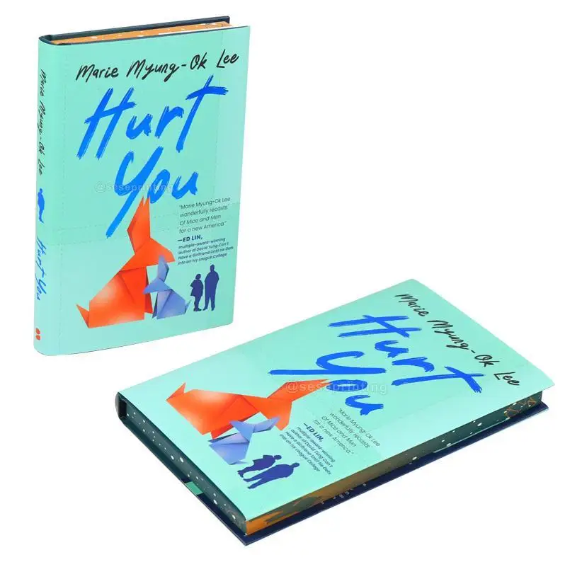 Book Printing Services Custom and Printed Gold Foil and Stenciled Edges Hardcover Book Trim Size with Dust Jacket