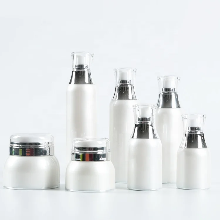 
30ml 50ml 100ml 120ml 150ml luxury acrylic airless lotion bottle cosmetic bottle 30g 50g acrylic airless cream jars 