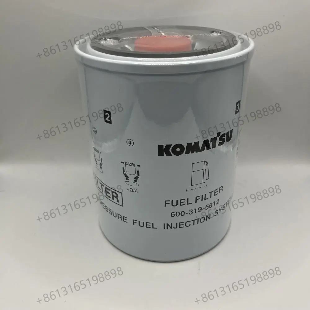 Komatsu excavator PC200 PC220 PC300 PC350 PC390 HB205 HB215 bulldozer D85 cartridge fuel water separator filter 600-319-5612