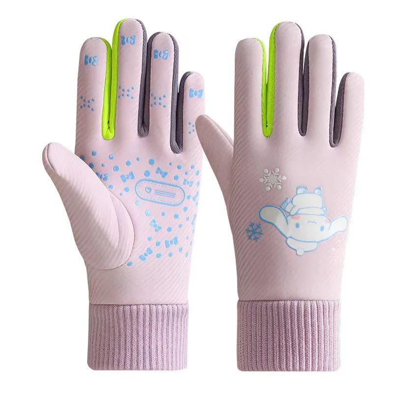 Cheap Cute Five-finger Riding Gloves Winter Kids Gloves