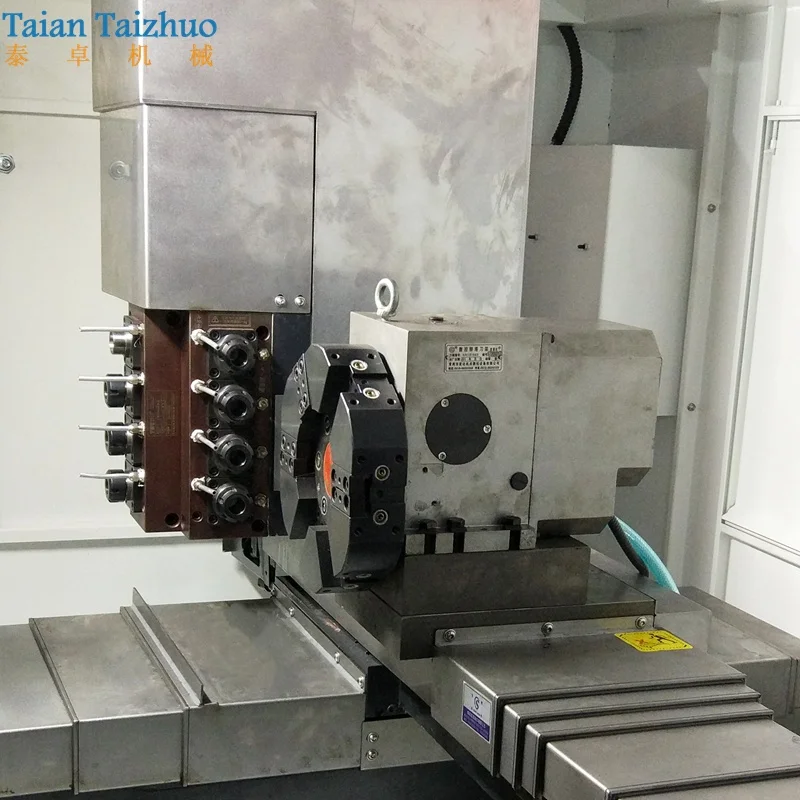 Small Flat Bed CNC Lathe TCK30 CNC Turn Mill Machine
