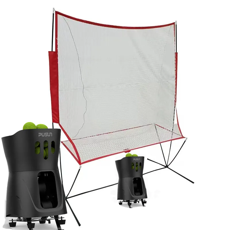 Brand New abs metal Portable tennis machine Professional tennis training padel Service machine with automatic return to the net