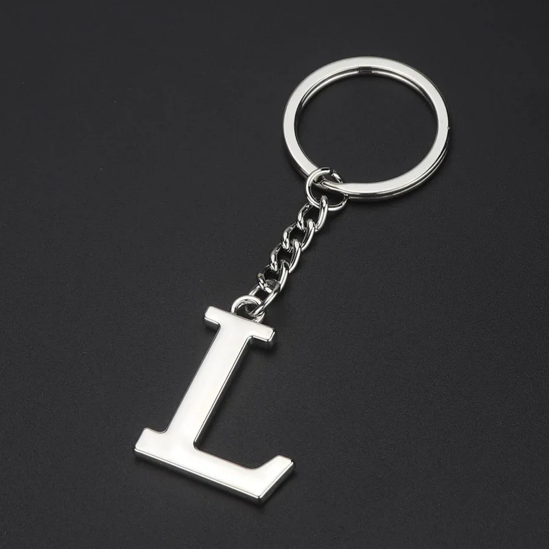 Alpha A-Z Hand Keychain for Women Purse Charms for Handbags Unique Toys Alphabet Initial Letter Pendant with Key Ring