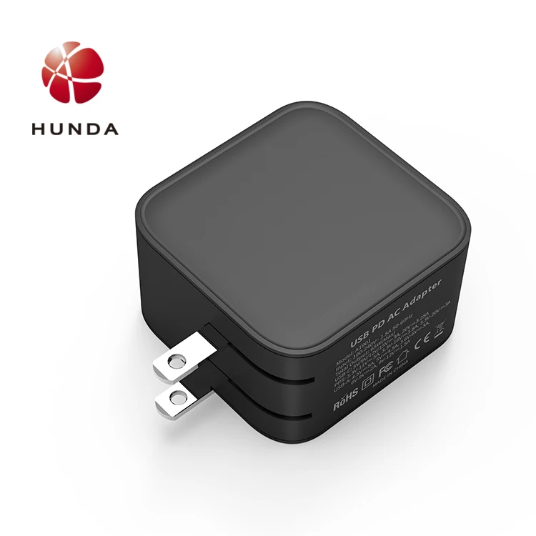 Usb-c Type-c quick fastcharger  65 w gan charger portable wall charger lapotor charger with CE FCC ROHS CB certification