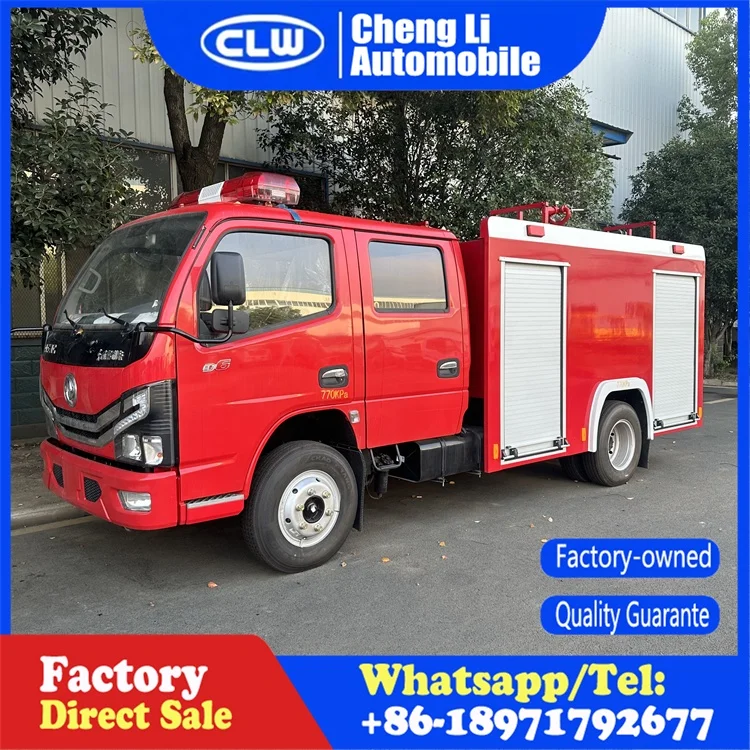 Dongfeng Mini Fire Fighting Truck 4x2 Fire Fighting System Truck Price