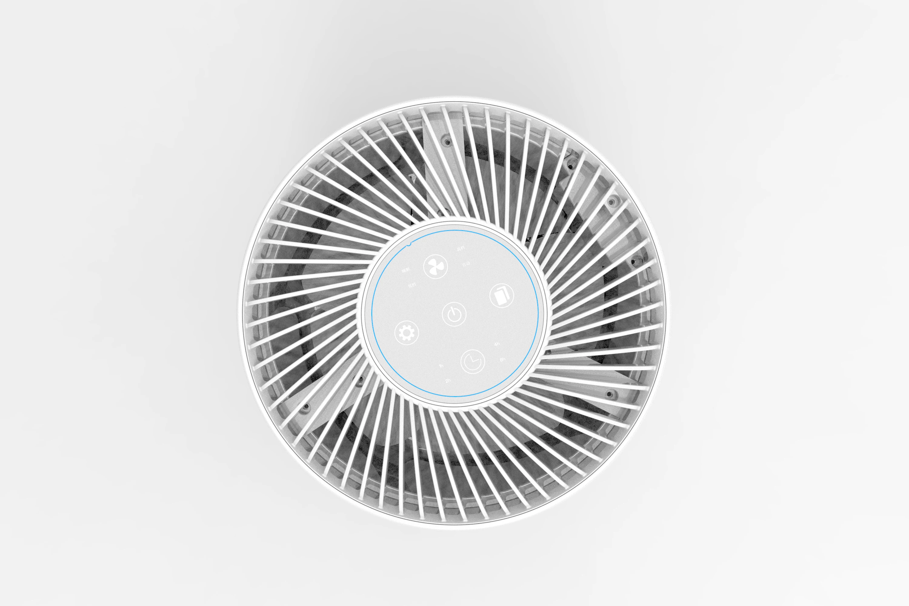 portable smart control hepa filter activated carbon desktop air