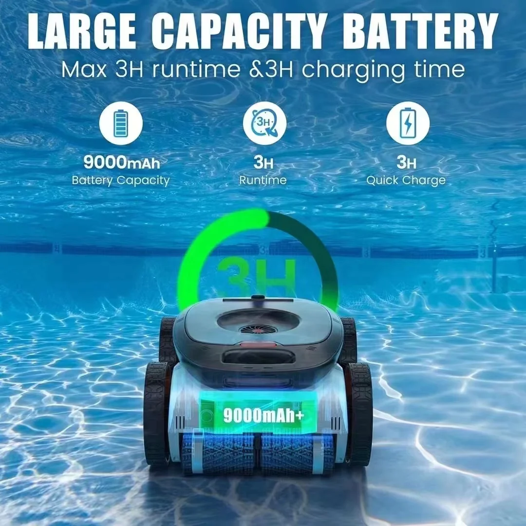 2024 pool decontamination machine cleaner robot swimming pool cleaning robot sand and algae removal