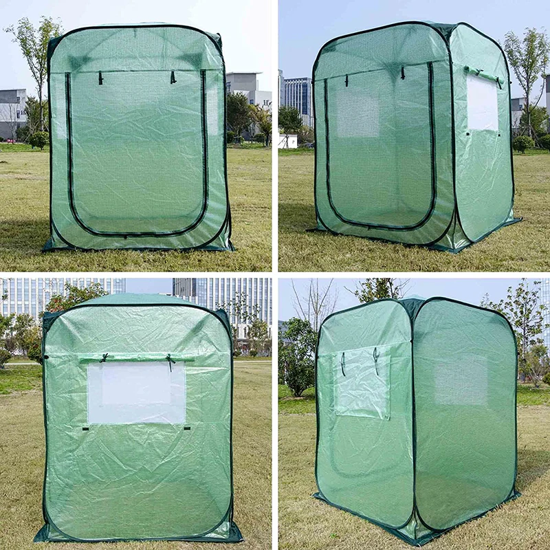 Factory Custom Wholesale Indoor Outdoor Gardening Plant Pop Up Greenhouse Tent with PE Mesh Cloth Cover for Protecting Plant