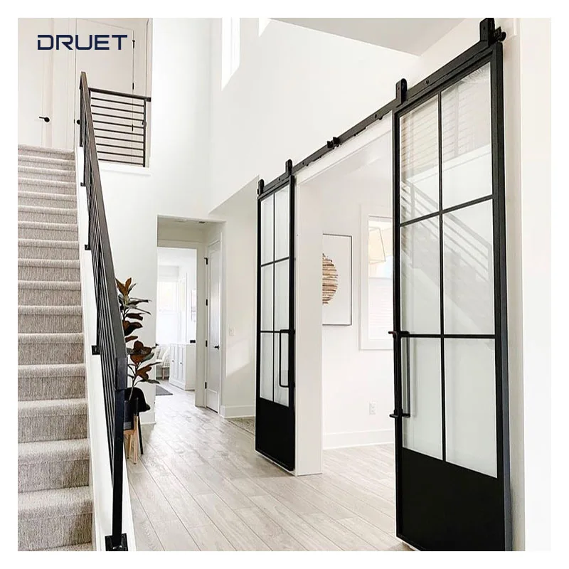 Internal home application casement and sliding at the same time fireproof Aluminum PT door