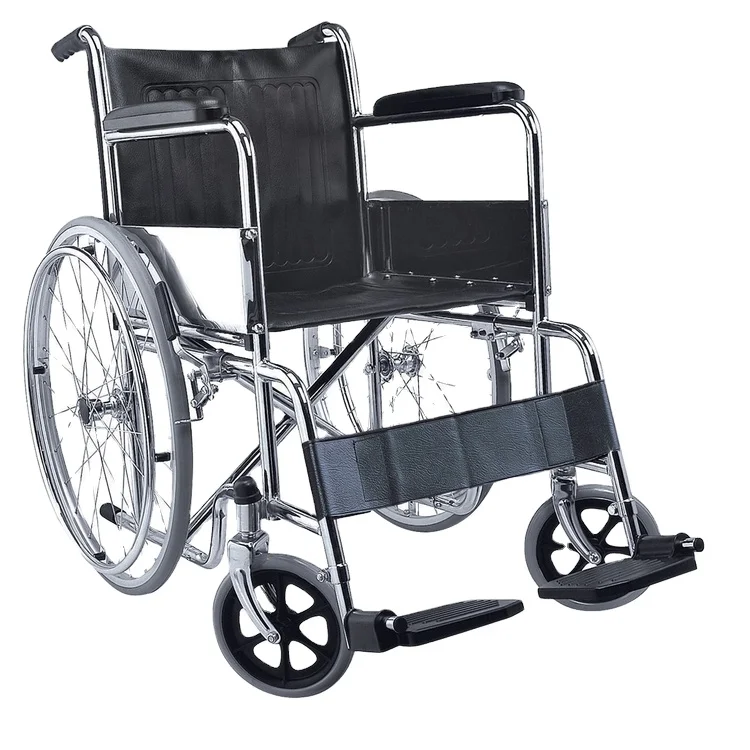 light weight manual folding wheel wheelchair with low price