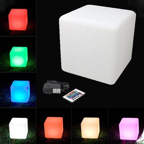 Competitive price Led Light Stool PE Plastic LED Furniture Bar Light Glow Illuminated bar stool high chair