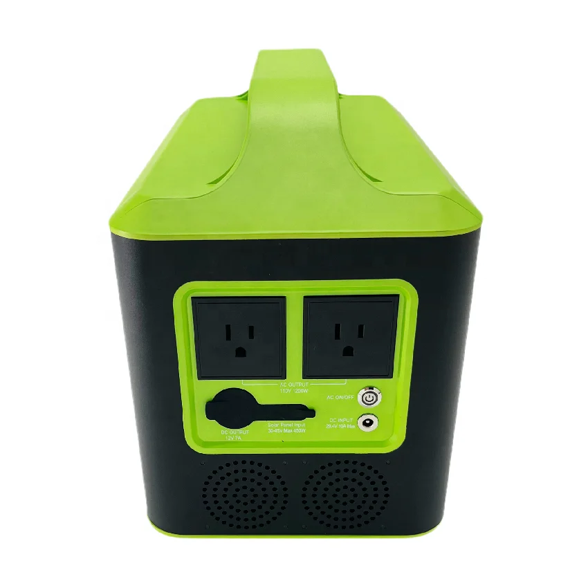 110V/220V portable power station lifepo4 battery solar generator with AC/DC output/USB for home&outdoor