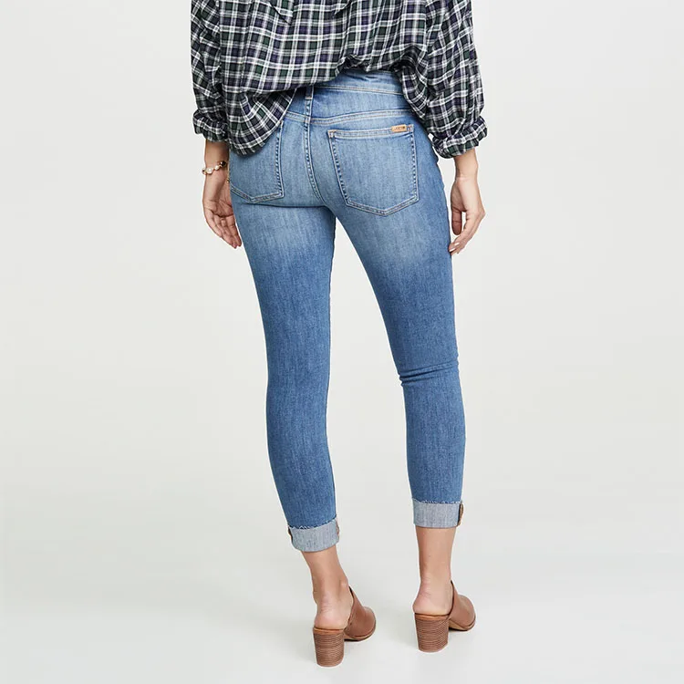 Джинсы для беременных большого размера с боковой панелью