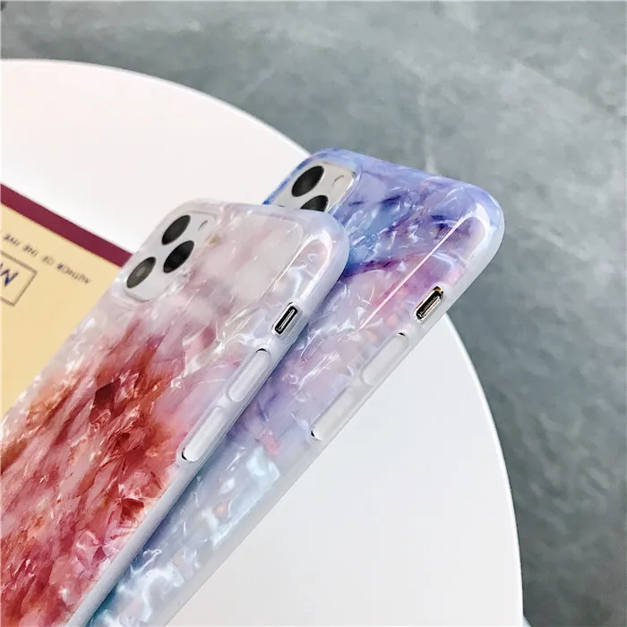 Модный тонкий мягкий ТПУ мраморный чехол IMD защитный для нового iPhone 12 mini 11 Pro