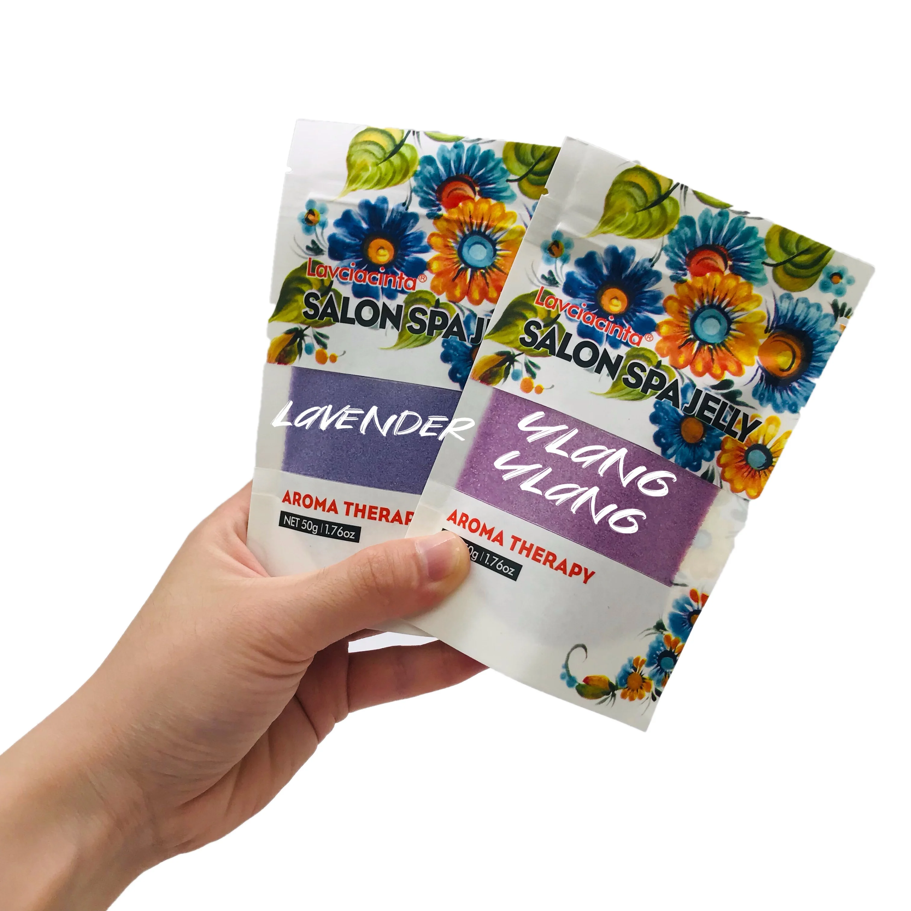 Crystal jelly for pedicure spa foot bath soak and exfoliate tried feet