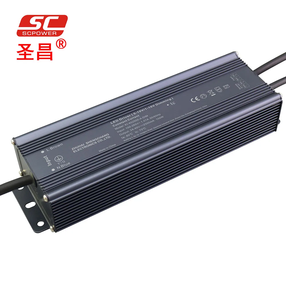 80V 150V DC 100W Dimmable Constant Current 700mA 100V DC Output LED Driver