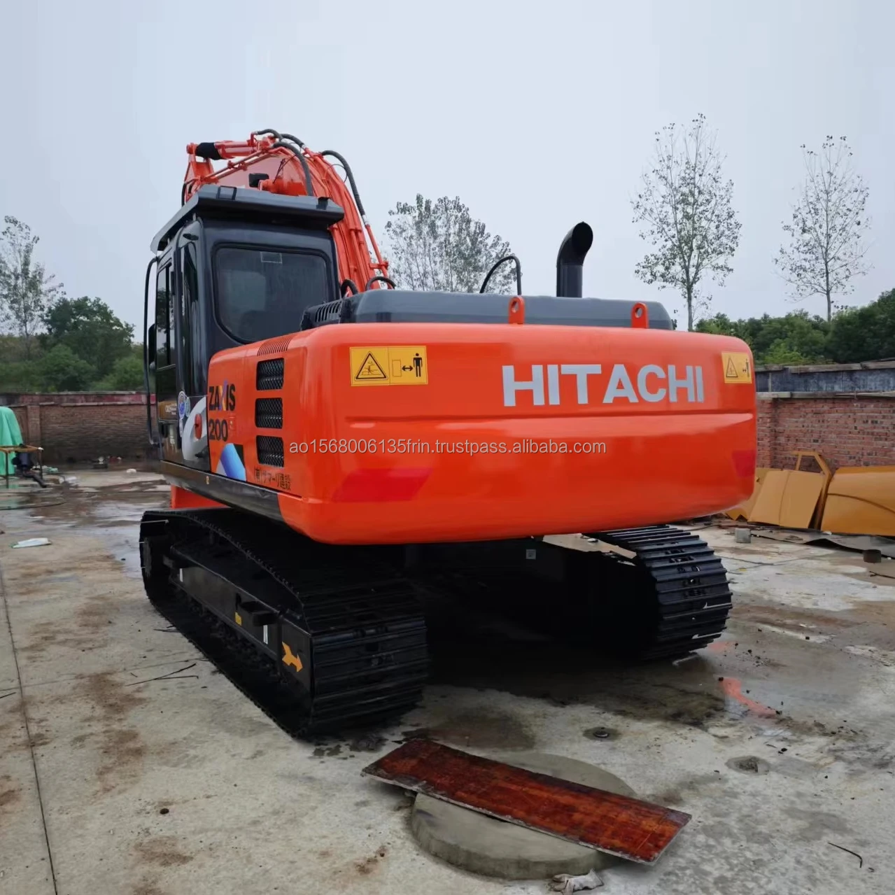 Hitachi Zx200-6 medium excavator used Japanese excavator Hitachi Zaxis 200 excavatory