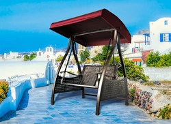 Outdoor 3 Triple Seater Hammock Patio Swing Chair Cover