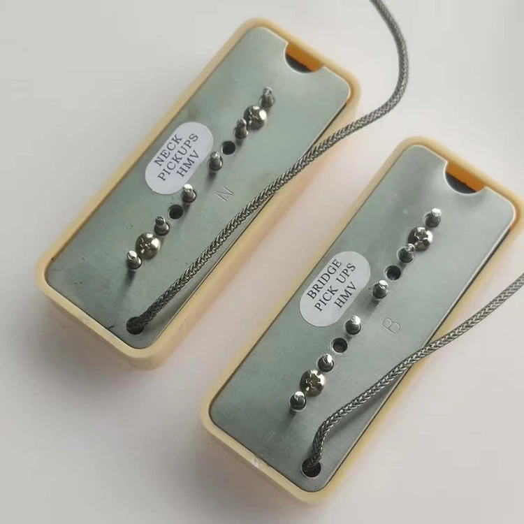 Factory direct price Ivory ceramic magnet traditional single coil P90 soap bar guitar pickup