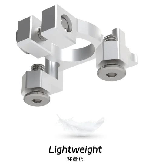 top quality Lightweight Aluminum V6 Nozzle Bracket For 3D Printer Accelerometer Optimize 3D Printing Performance