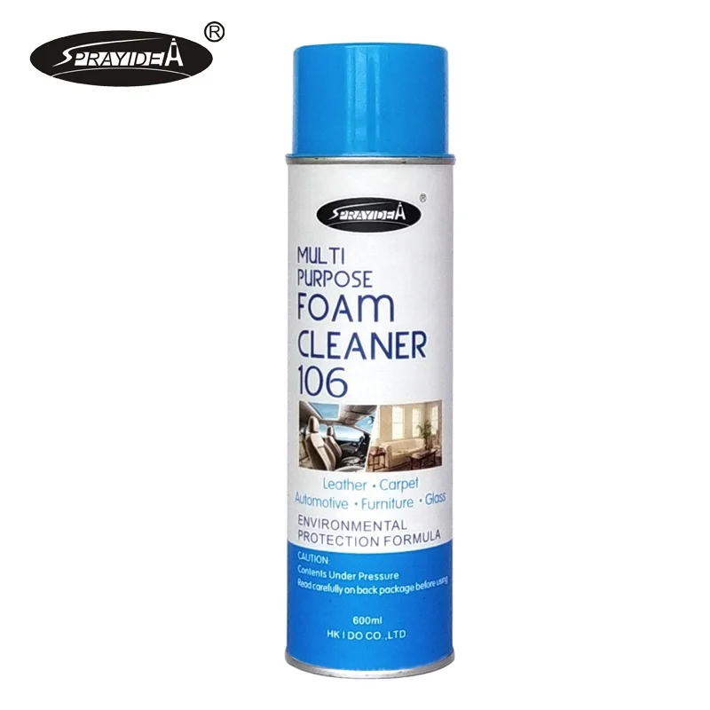 Sprayidea 106 industrial carpet upholstery car interior multipurpose foam cleaner Foam cleaner foam cleaner spray