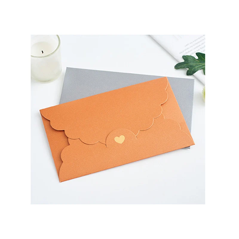 Hot sale A6 colorful paper envelopes with Love buckle Business Photo envelope creative gift envelop size 175*110mm