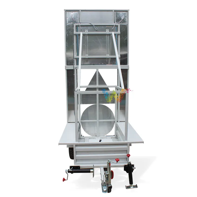 3300mm*1400MM Yellow Flash Road Construction Portable Trailer Solar LED Traffic Arrow Board