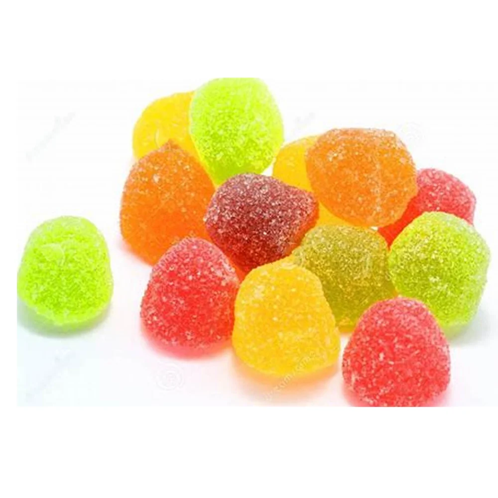 OEM customized Logo halal fruit pressed gummy candy for anti-aging