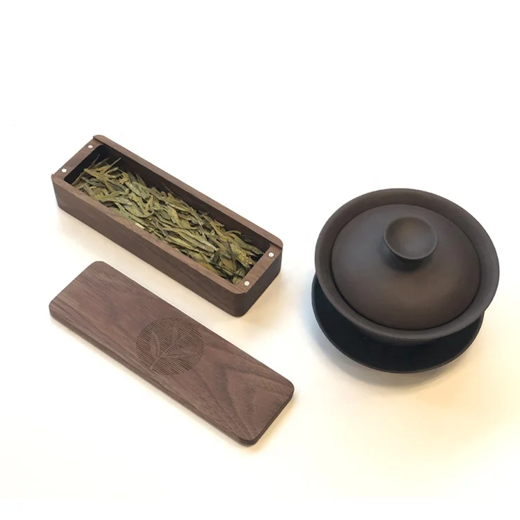 Маленькая деревянная коробка с логотипом на заказ, коробки для упаковки чая с магнитами
