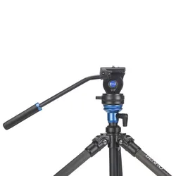 Free Shipping Magnesium Alloy Digital Camera Fluid Head Flexible Professional Tripod Video Head With Pan Bar Handle