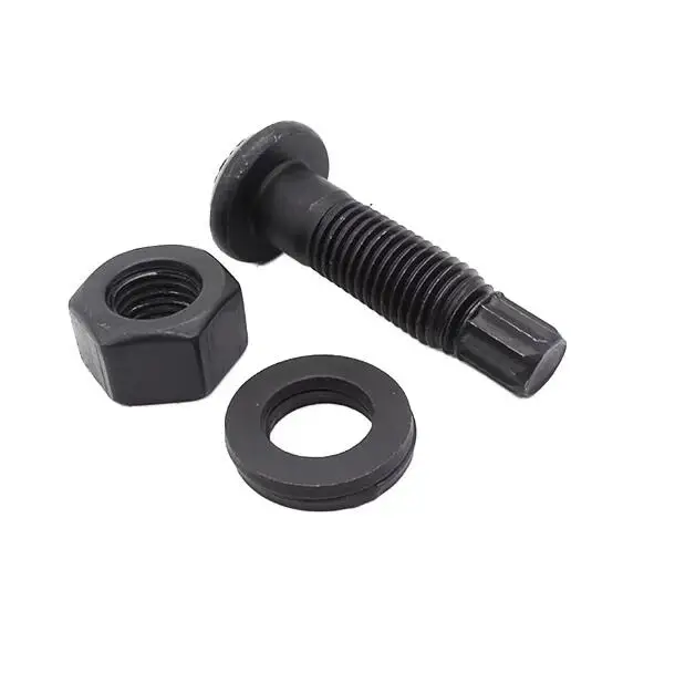 ASTM A325 A490 Grade10.9 Tc болт с гайкой и гладкой шайбой черный оцинкованный желтый H.D.G