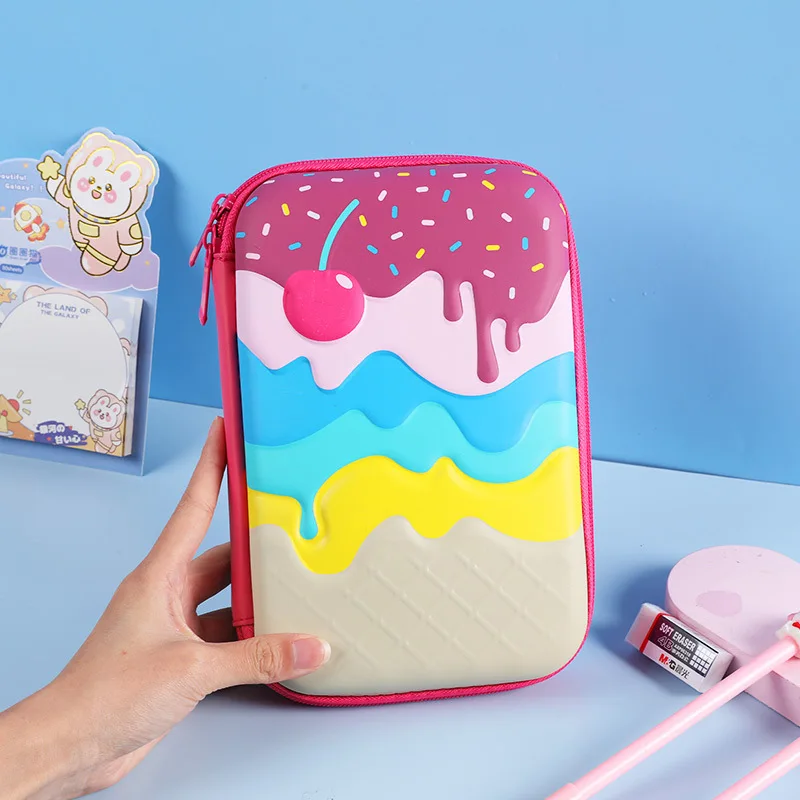 Multi Function Pencil Case Factory Custom Kids Pencil Case Set Organizer Geometry Box For Girls