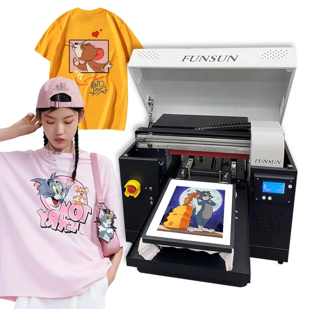 Funsun Advanced A3 DTG Pro T-shirt Printing Machine Garment Cloth Fabric Printer