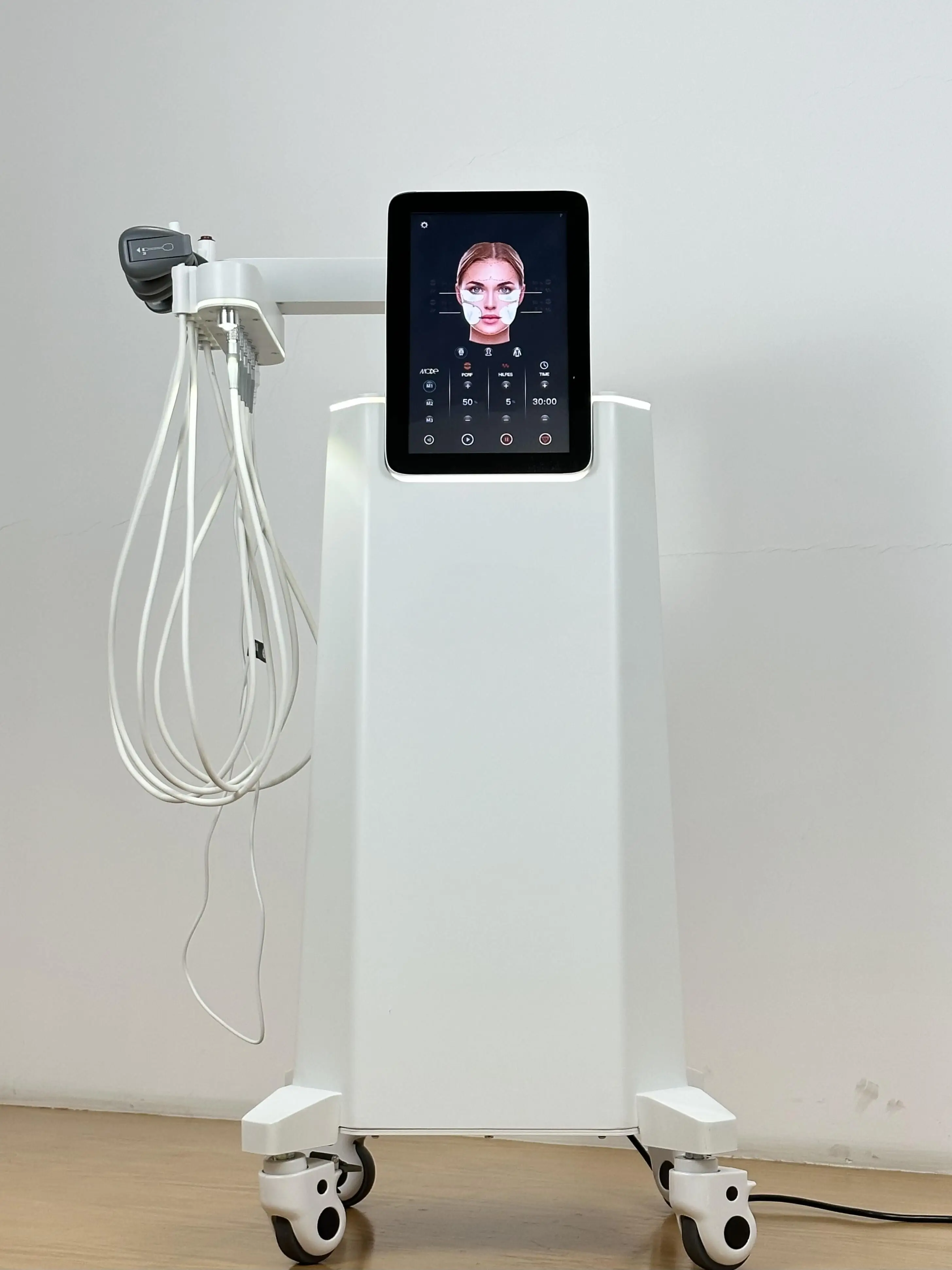 Professional PEFACE Pe Face Vline Face Electromagnetic Radio Frequency rf Release Neck Muscles Eyes Lifting Anti-Aging Machine