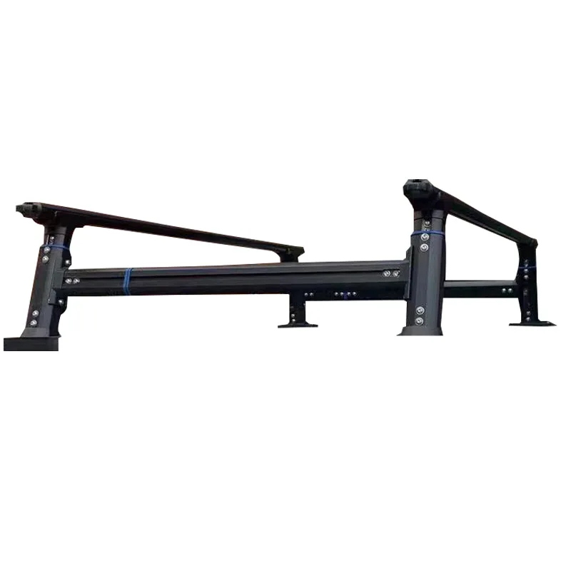 Zolionwil Universal Fit Truck Bed Rack Roof Luggage Rack Aluminum Pickup Truck Bed Ladder Rack