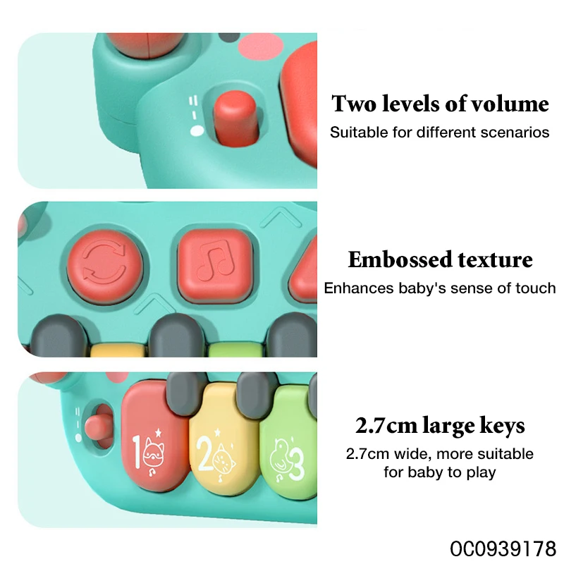 Musical instruments gear mini baby cartoon piano game toy for children