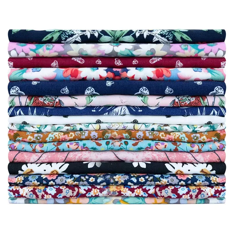 China Printed Rayon 100% Viscose/Rayon Fabrics 45s 30s Woven Digital Printing Viscose Rayon Fabric for Dress