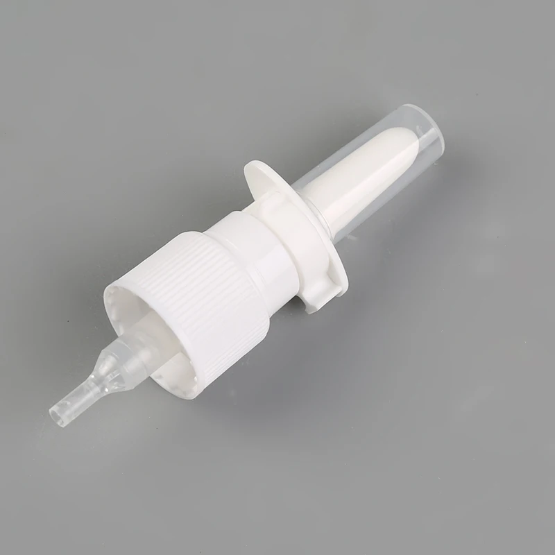 Non spill 24/410 20/410  nasal spray pump 20ml white nose spray medical with cap