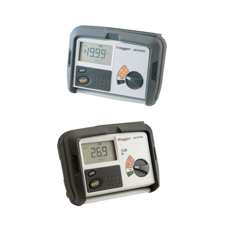 Megger DET4 series DET4TD2 measures earth/ground resistance soil resistivity 2/3 /4 Terminal Basic Lead /Spike Kit/ Adaptors