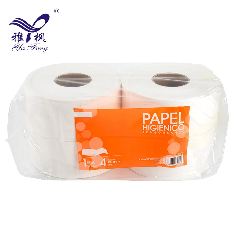 Wholesale Virgin Wood Pulp Paper Towels Jumbo Roll Tissue Paper Toilet