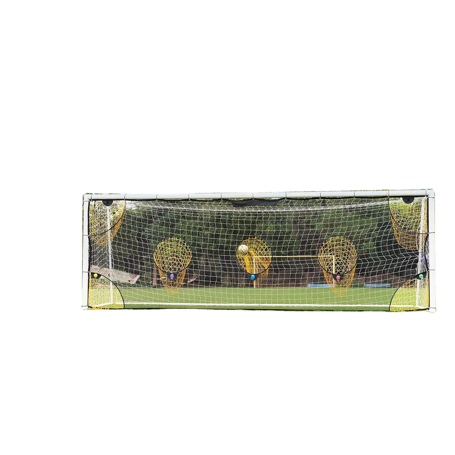 Soccer Goal Target Net with Highlighted Scoring Zones