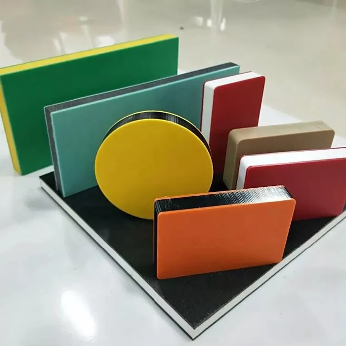 color texture surface wear resistant double layered hdpe plastic sheet
