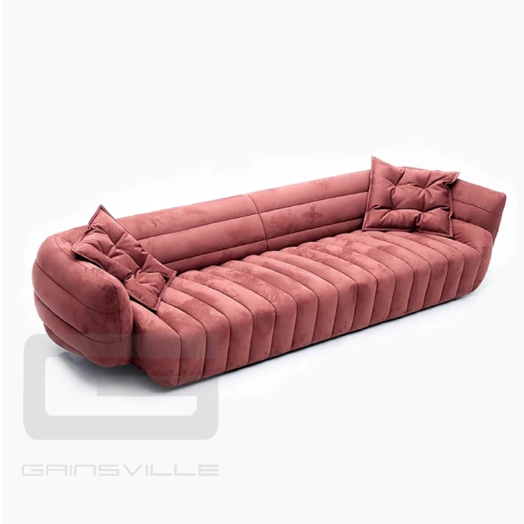 Gainsville Furniture Interior Decor Modern Designer Custom Furniture Black Upholstered Sofa