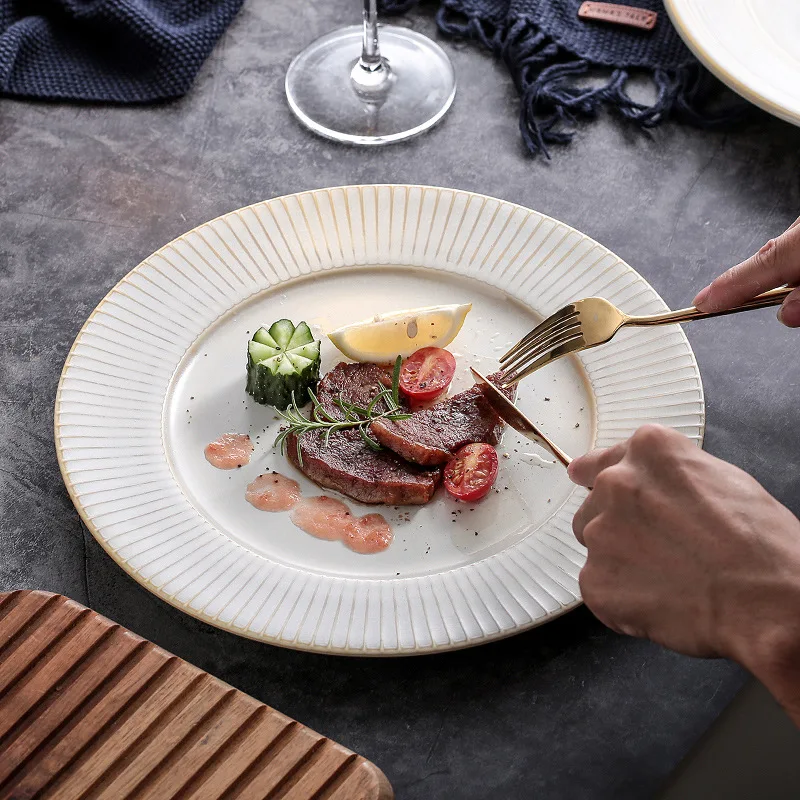 Experienced manufacturers high quality plates porcelain crockery decorative porcelain plates