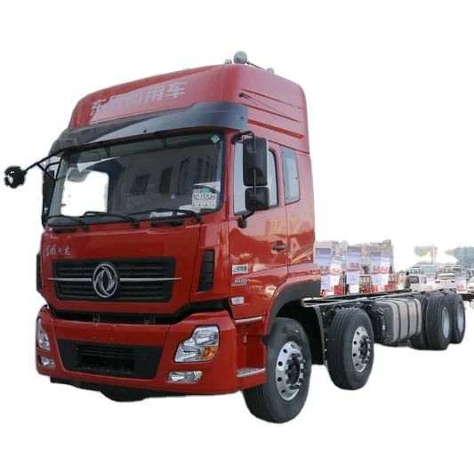 Dongfeng 8x4 300hp 375hp chassis truck new for cargo vehicle