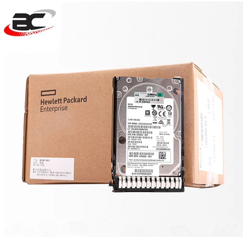 881457-B21 HPE 2.4TB SAS 12G Enterprise 10K SFF 2.5in SC 3yr Wty 512e Digitally Signed Firmware