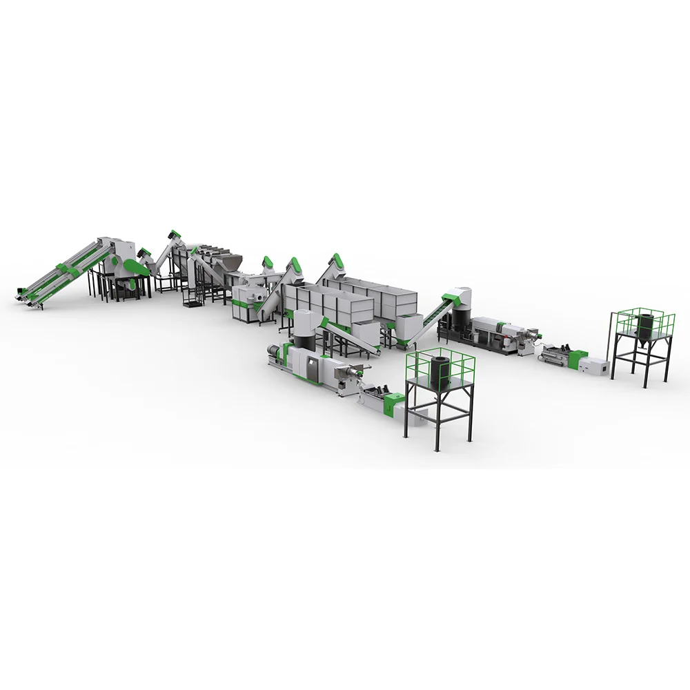  AWS-HDPE(007) низкий уровень шума оборудование для переработки пластиковых бутылок обогатительной