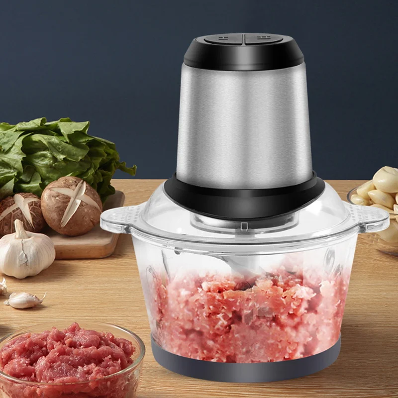 Factory price hand held food processor vegetable chopper grinder mini electric meat blender