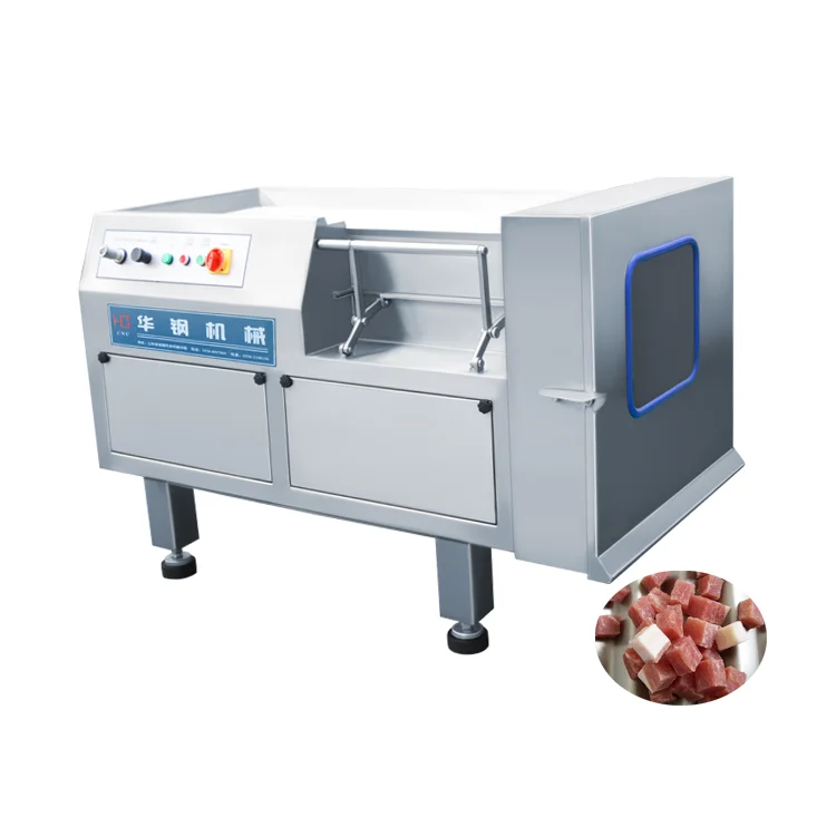 Automatic meat cuber chicken breast cutter frozen meat dicer cube cutting machine goat meat dicer machine